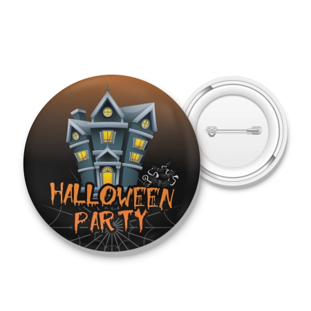 Przypinka na HALLOWEEN Party Straszny dom