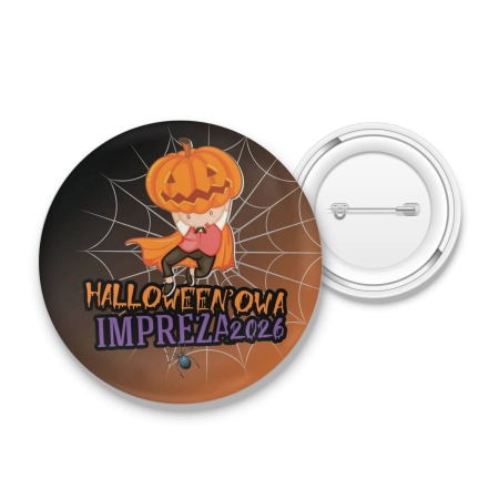 Przypinka na HALLOWEEN Halloween'owa impreza 2026