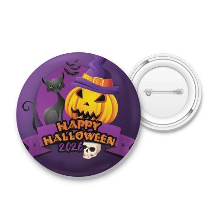 Przypinka na HALLOWEEN Happy 2026