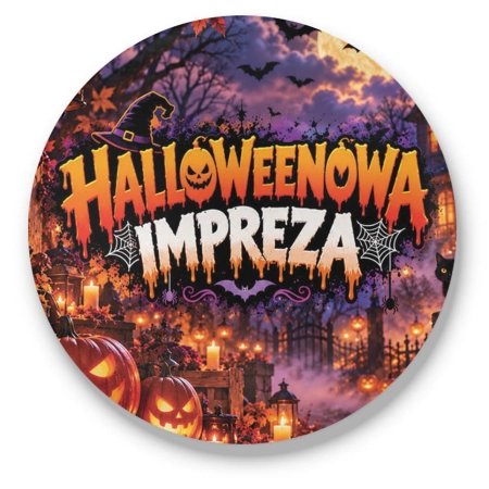 Przypinka na HALLOWEEN Halloweenowa impreza