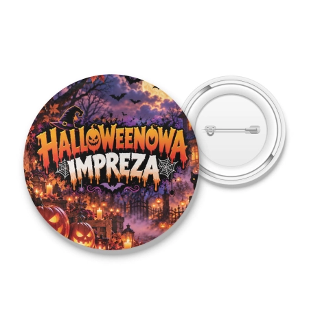 Przypinka na HALLOWEEN Halloweenowa impreza