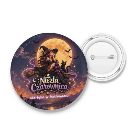 Przypinka na HALLOWEEN Niezła czarownica
