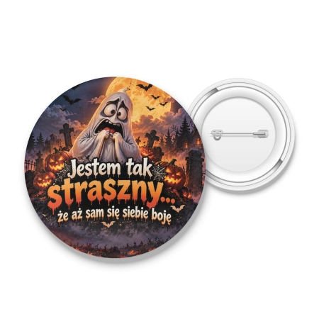 Przypinka na HALLOWEEN Jestem tak straszny