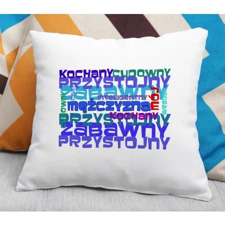 Poduszka dla MĘŻCZYZNY Kochany przystojny zabawny