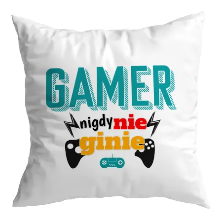 Poduszka dla gracza GAMER Nigdy nie ginie
