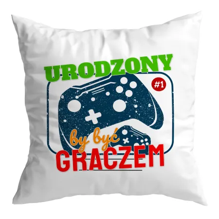 Poduszka dla gracza GAMER urodziny Graczem