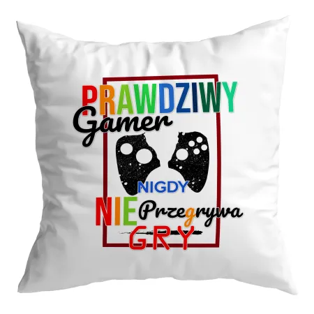 Poduszka dla gracza GAMER nie przerywa gry