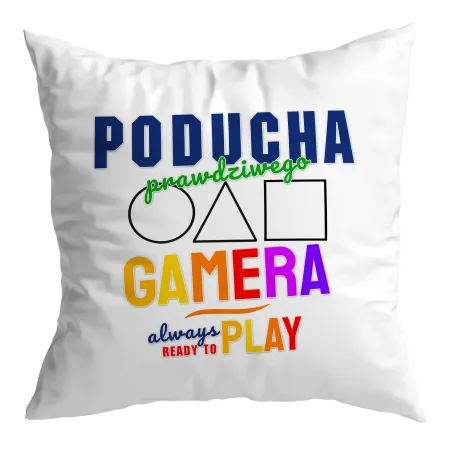 Poduszka dla gracza GAMER always ready to play
