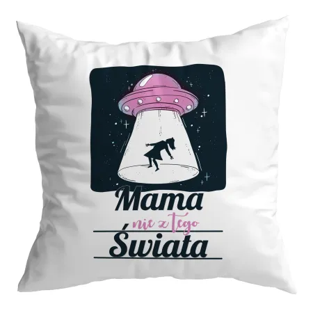Zestaw poduszka + kubek na DZIEŃ MATKI Mama nie z tego świata