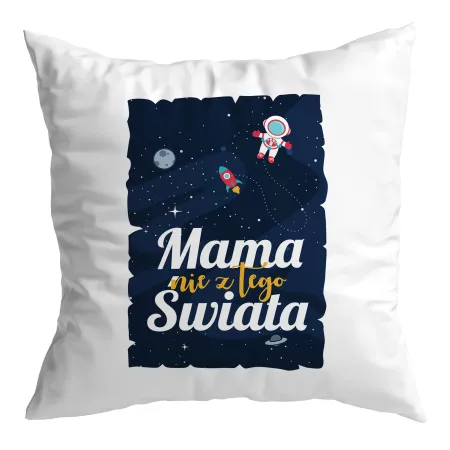 Zestaw poduszka + kubek na DZIEŃ MATKI Mama nie z tego świata