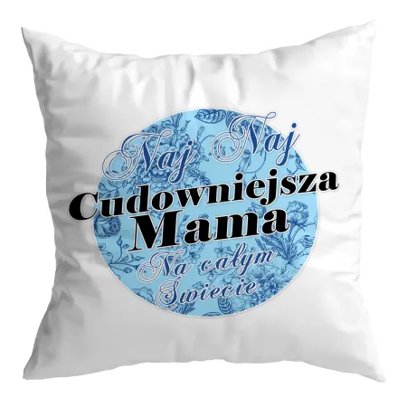 Zestaw poduszka + kubek na DZIEŃ MATKI Naj najcudowniejsza Mama