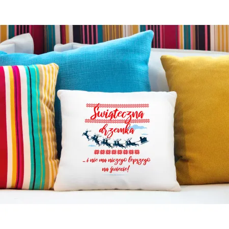 Poduszka BOŻE NARODZENIE Świąteczna drzemka
