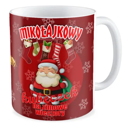Kubek BOŻE NARODZENIE Mikołajkowy kubeczek