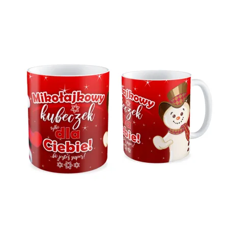 Kubek BOŻE NARODZENIE Mikołajkowy kubeczek dla Ciebie