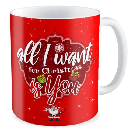 Kubek BOŻE NARODZENIE All I want for Christmas