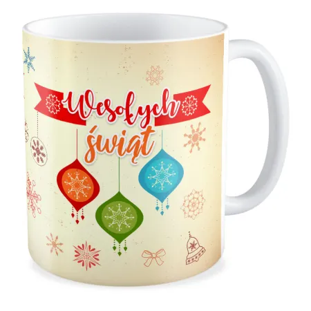 Kubek BOŻE NARODZENIE Wesołych Świąt