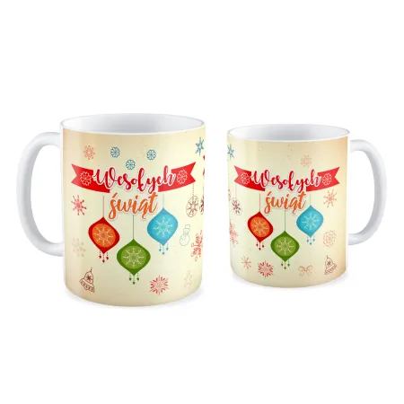 Kubek BOŻE NARODZENIE Wesołych Świąt