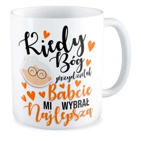 Kubek dla BABCI Mi wybrał najlepszą