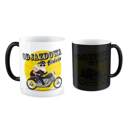 Kubek magiczny dla BABCI Odjazdowa Babcia