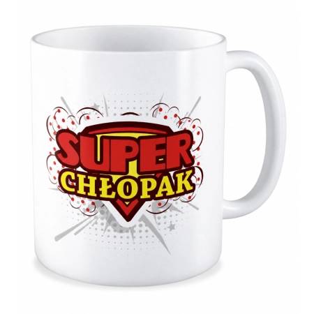 Kubek na DZIEŃ CHŁOPAKA Super Chłopak