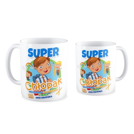Kubek na DZIEŃ CHŁOPAKA Super Chłopak