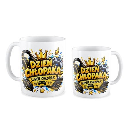 Kubek na DZIEŃ CHŁOPAKA Super Chłopak gamer gracz