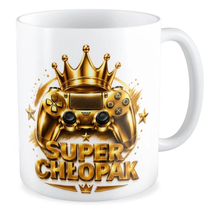 Kubek na DZIEŃ CHŁOPAKA Super Chłopak gamer gracz
