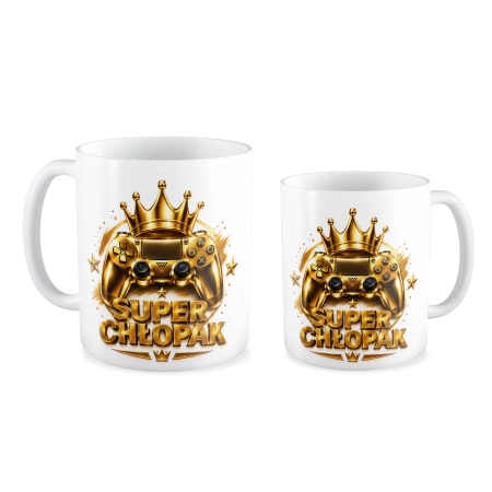 Kubek na DZIEŃ CHŁOPAKA Super Chłopak gamer gracz