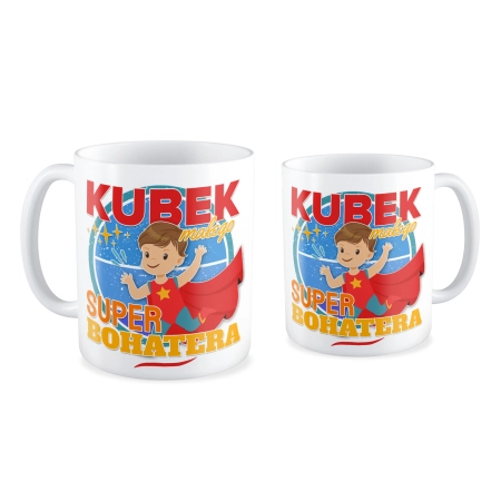 Kubek na DZIEŃ CHŁOPAKA Mały super bohater