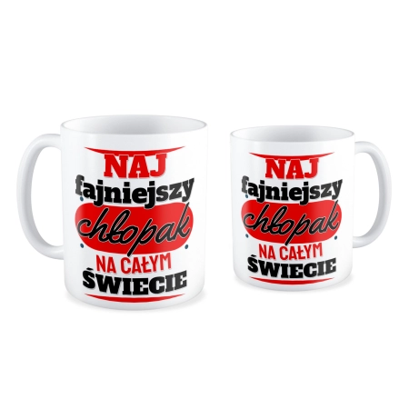 Kubek na DZIEŃ CHŁOPAKA Najfajniejszy chłopak na całym świecie