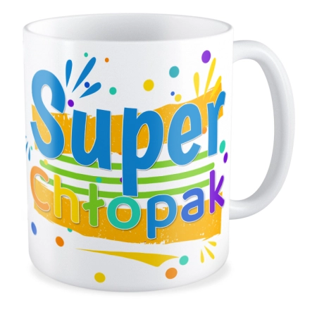 Kubek na DZIEŃ CHŁOPAKA Super chłopak