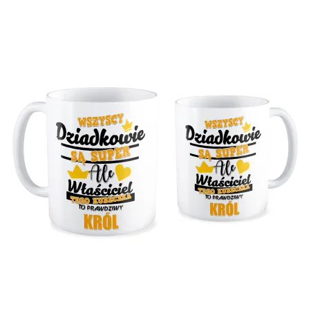 Kubek dla DZIADKA Prawdziwy Król