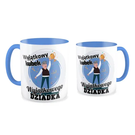 Kubek niebieski wyjątkowy dla wyjątkowego DZIADKA