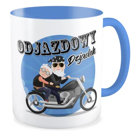 Kubek niebieski DZIADKA Odjazdowy Dziadek