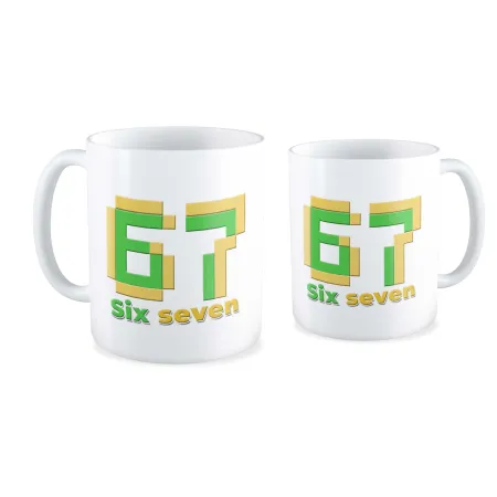 Kubek ZABAWNY 67 six seven Brainrot