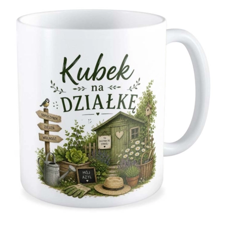 Kubek OGRÓD DZIAŁKA na działkę dla działkowca