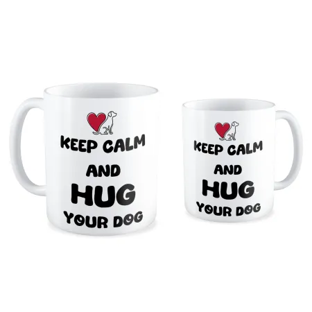 Kubek KOCHAM PIESKI Keep calm and hug Your dog