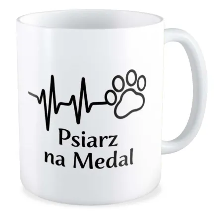 Kubek KOCHAM PIESKI Psiarz na medal