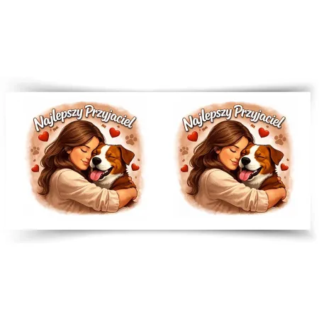 Kubek KOCHAM PIESKI Najlepszy przyjaciel