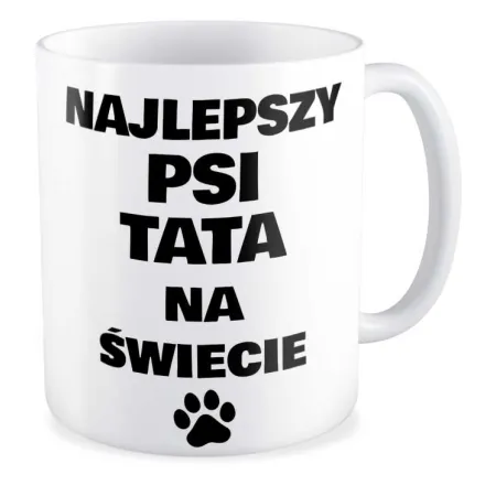 Kubek KOCHAM PIESKI Najlepsza psi Tata na świecie