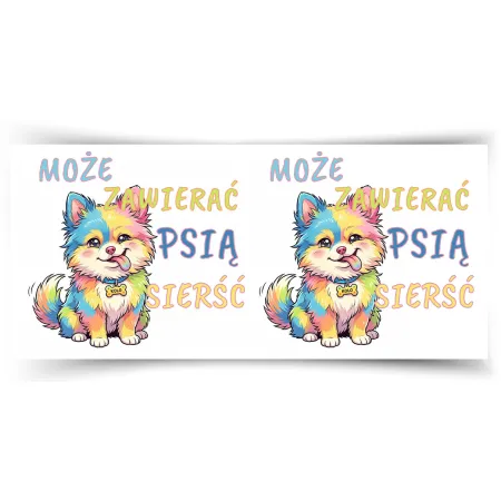 Kubek KOCHAM PIESKI Może zawierać psią sierść