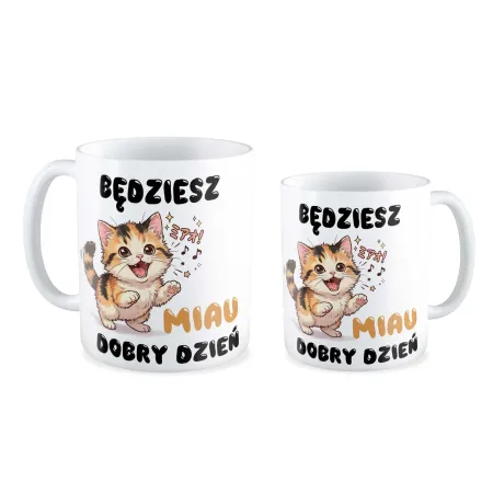 Kubek KOCHAM KOTKI Będziesz MIAU dobry dzień
