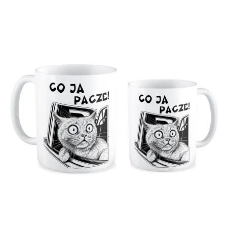 Kubek KOCHAM KOTKI Co ja pacze