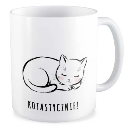 Kubek KOCHAM KOTKI Kotastycznie