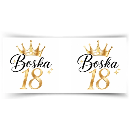 Kubek na URODZINY Boska 18 osiemnastka