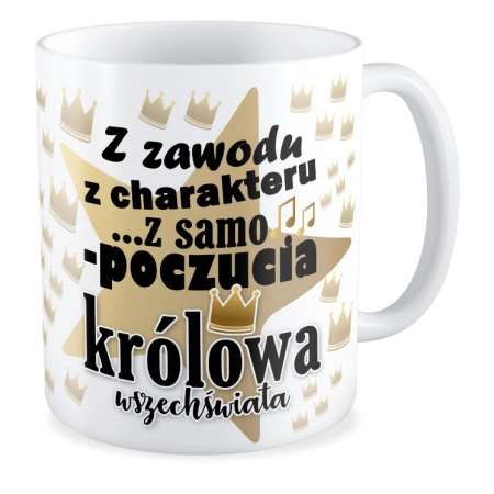 Kubek na DZIEŃ KOBIET Królowa wszechświata