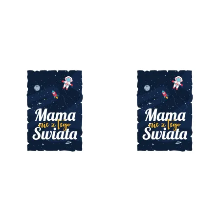 Kubek czarny na DZIEŃ MATKI Jestem super Mama