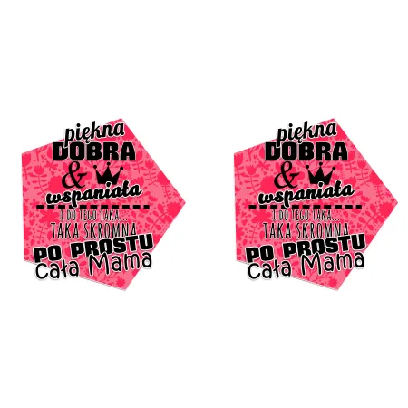 Kubek marmurkowy na DZIEŃ MATKI Piękna dobra wspaniała po prostu Mama