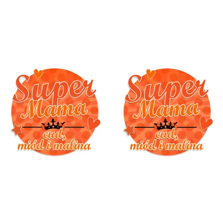 Kubek magiczny na DZIEŃ MATKI Super Mama cud miód i malina