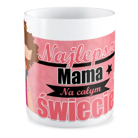 Zestaw poduszka + kubek na DZIEŃ MATKI Najlepsza Mama na świecie